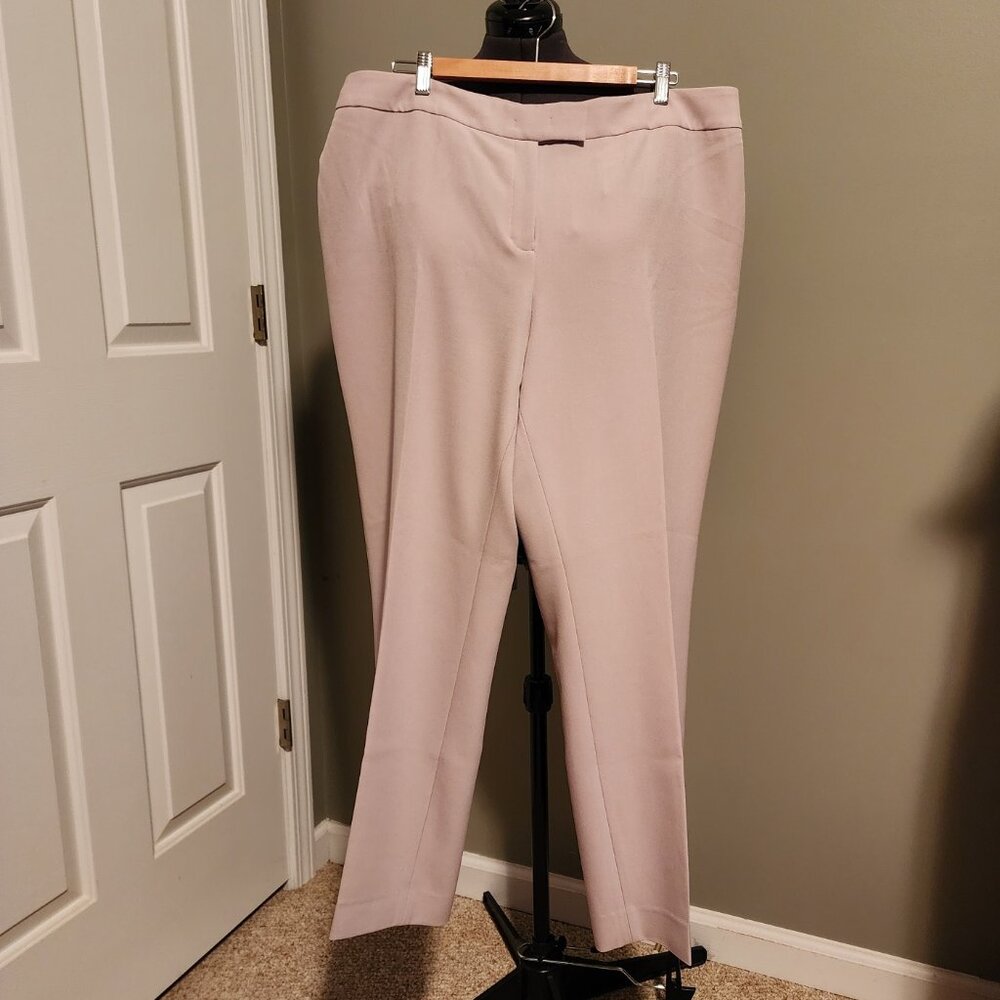 Anne Klein (New) 18W Cream Pant